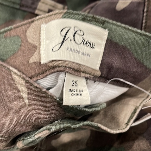 J Crew NWT camo skinny cargo pocket pants size 25 - Picture 7 of 8